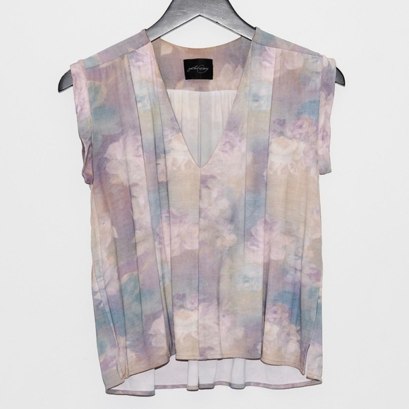 Rachel Comey floral v-neck top - Picture 2 of 4